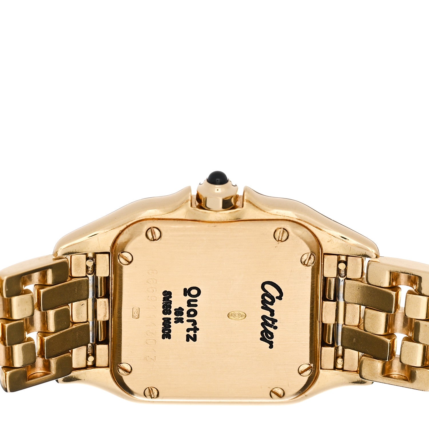 Cartier 18K Yellow Gold 22mm Panthere Quartz Watch 4 of 4