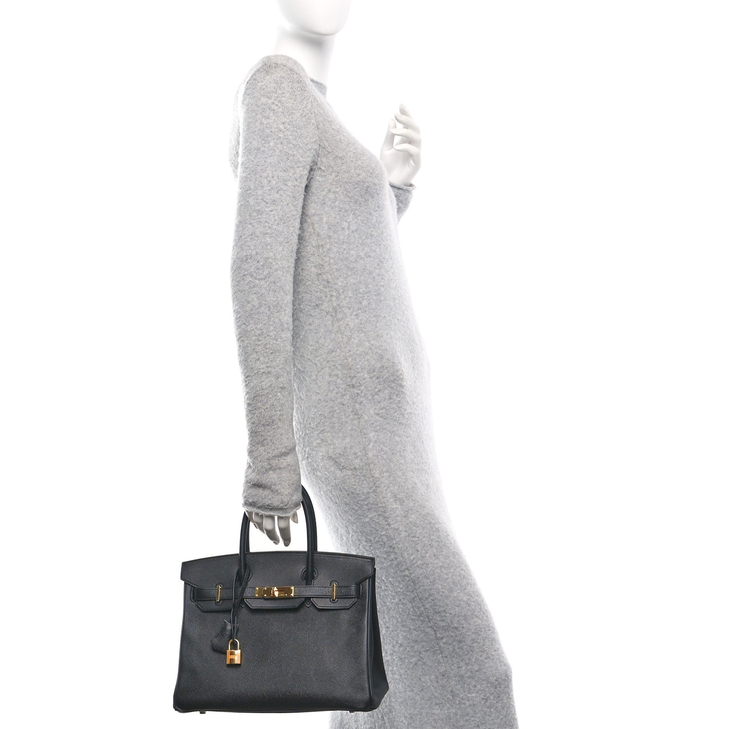 Epsom Birkin 30 Black