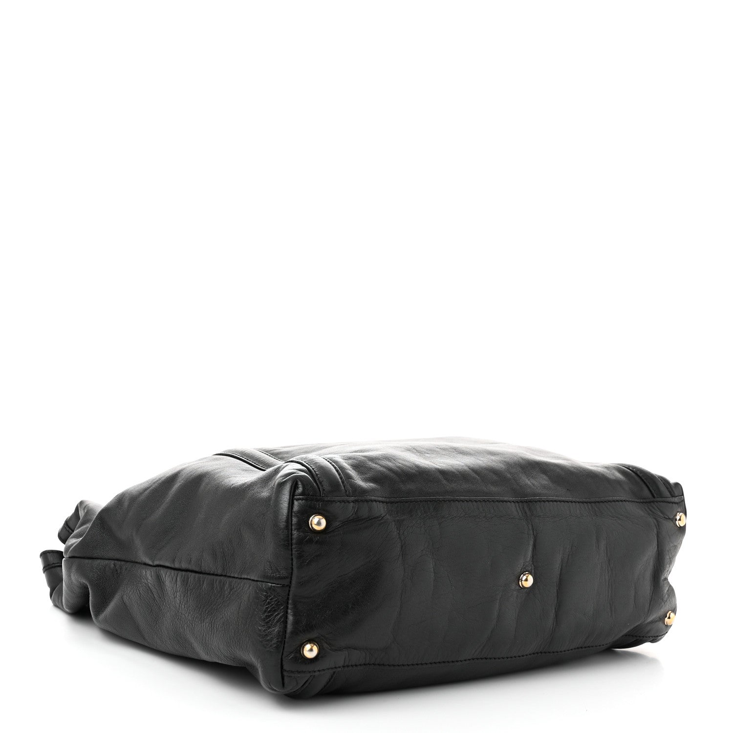 Gucci Calfskin Large Britt Shoulder Bag Black 4 of 11