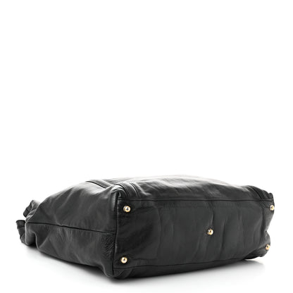 Gucci Calfskin Large Britt Shoulder Bag Black 4 of 11