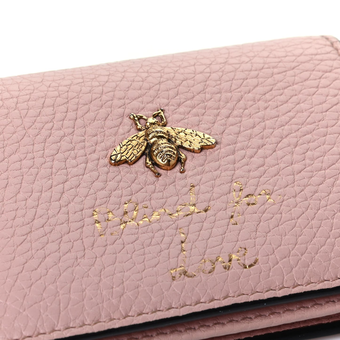 Cellarius Calfskin Blind for Love Animalier Card Case Perfect Pink