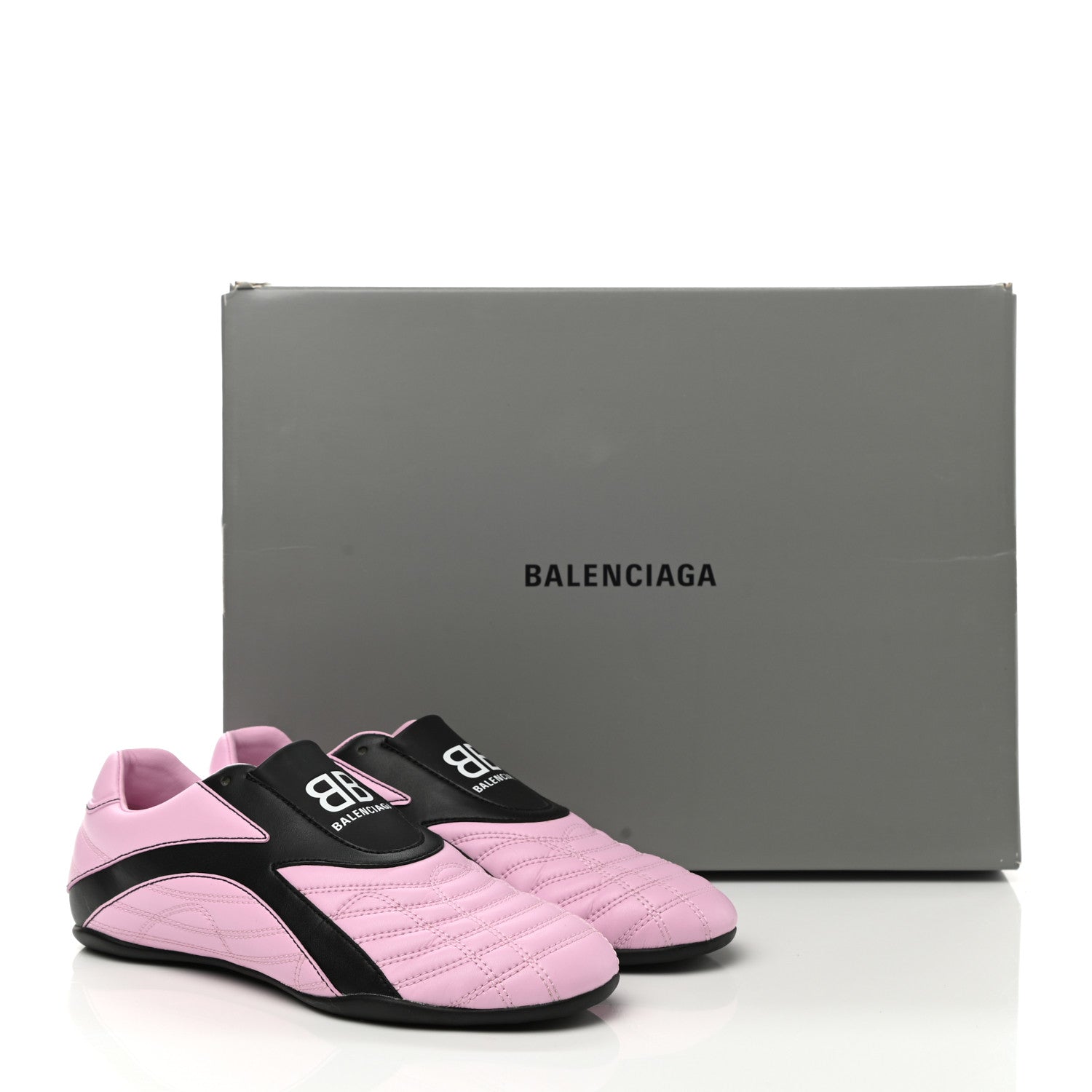 Balenciaga Polyurethane Womens Zen Sneakers 37 Pink Black 13 of 13