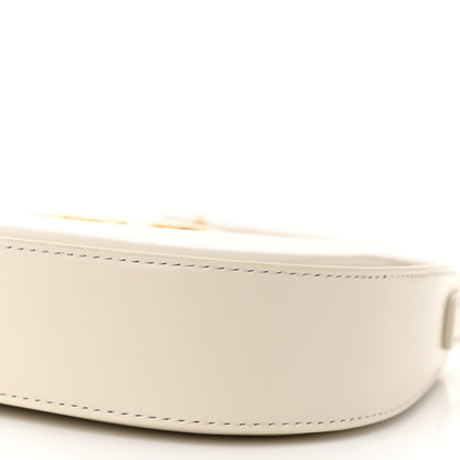 Celine Shiny Calfskin Medium Tilly Triomphe Shoulder Bag Rice 10 of 10