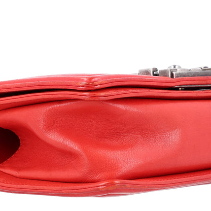 Chanel Calfskin Double Stitch Small Boy Flap Red 9 of 10