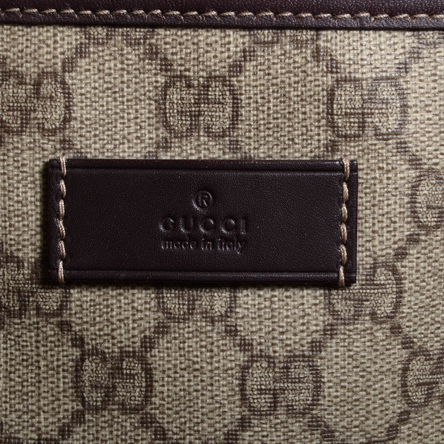 GG Supreme Monogram Medium Joy Tote Bag Brown