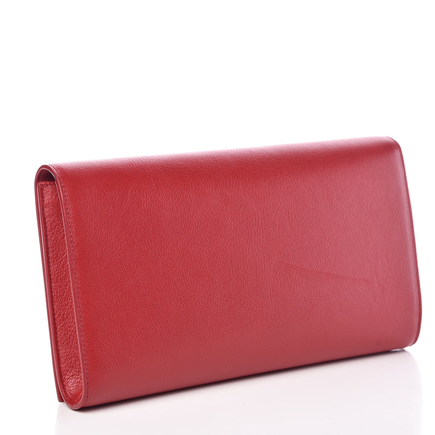 Calfskin Monogram Large Belle De Jour Clutch Red