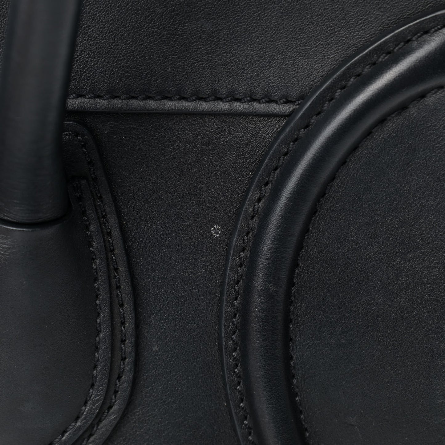 Smooth Calfskin Mini Luggage Black
