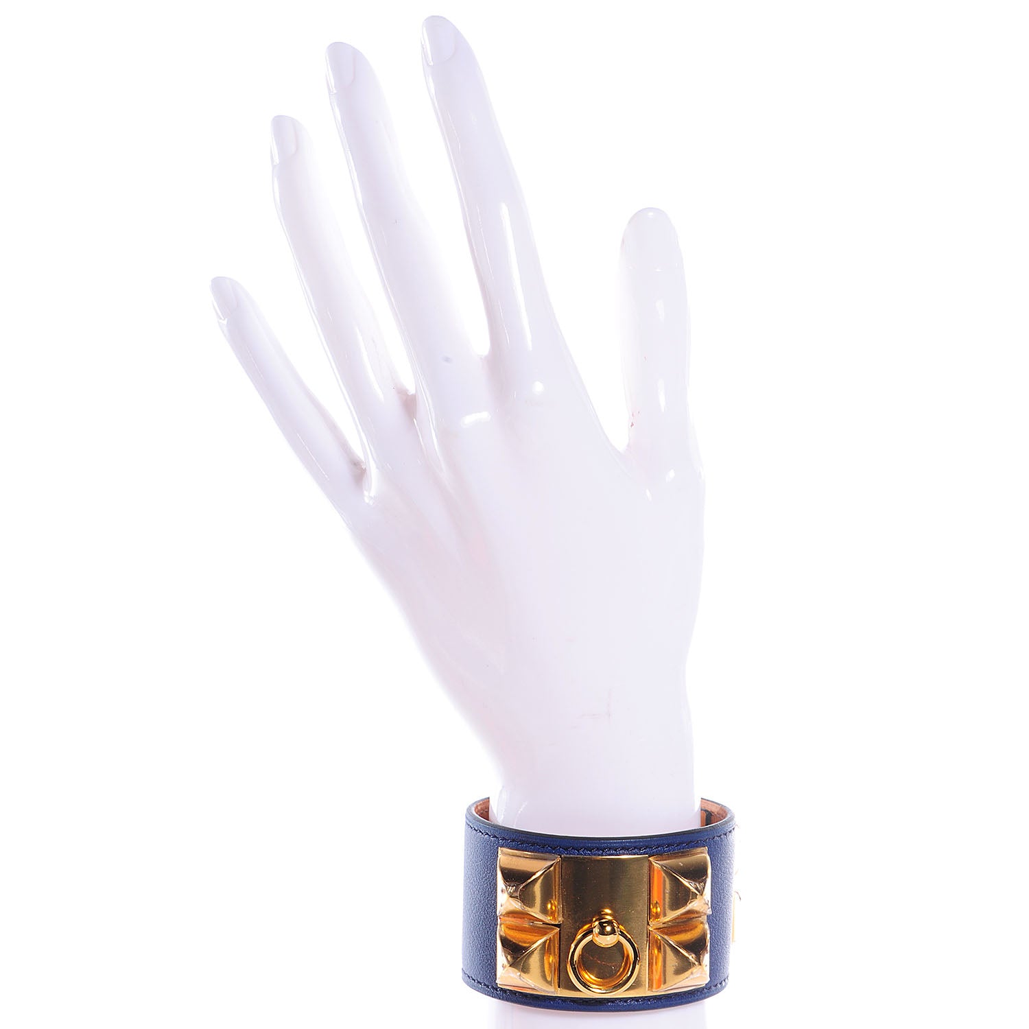 Hermes Swift Collier de Chien CDC Small Bracelet Bleu Saphir 2 of 8