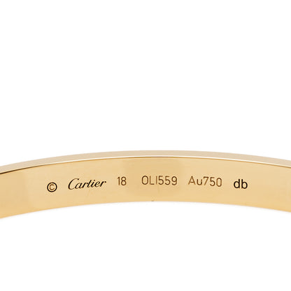 Cartier 18K Yellow Gold LOVE Bracelet 18 3 of 3