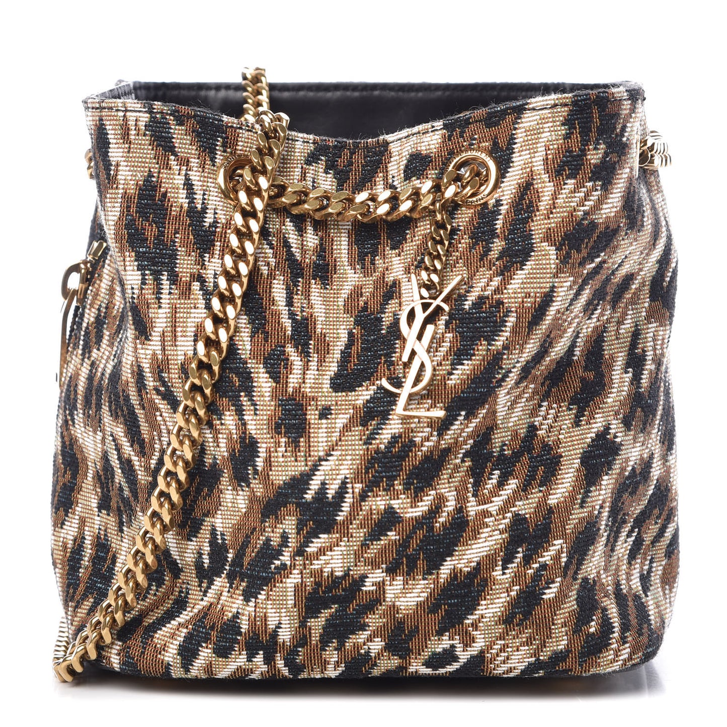 Jaquard Leopard Baby Emmanuelle Bucket Bag