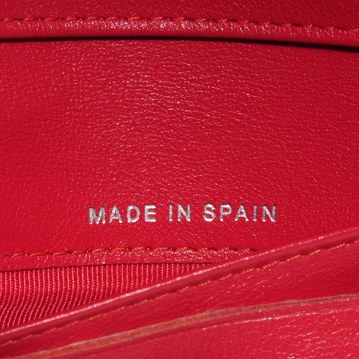 Chanel Patent Quilted CC French Wallet Dark Pink 8 of 8