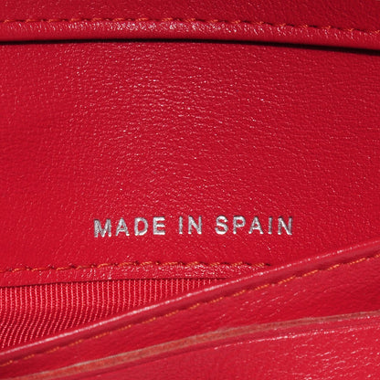 Chanel Patent Quilted CC French Wallet Dark Pink 8 of 8