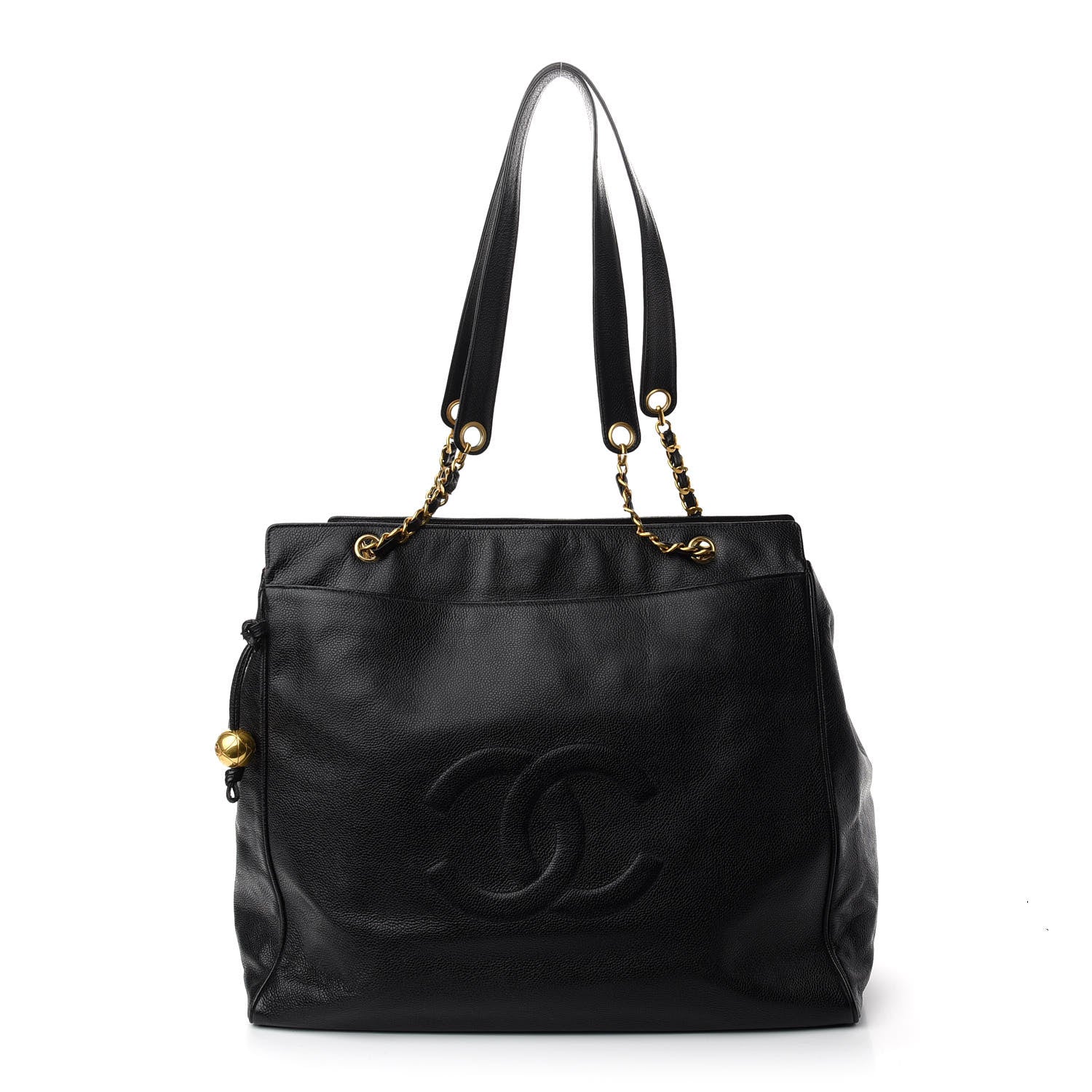 Chanel Caviar CC Shoulder Bag Black 1 of 8