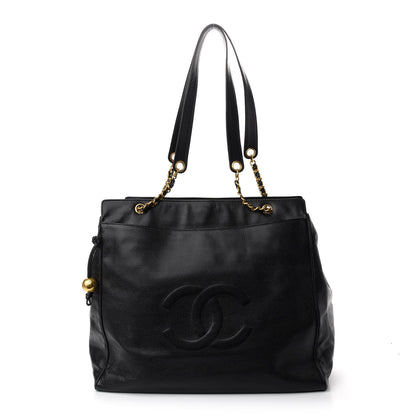 Chanel Caviar CC Shoulder Bag Black 1 of 8
