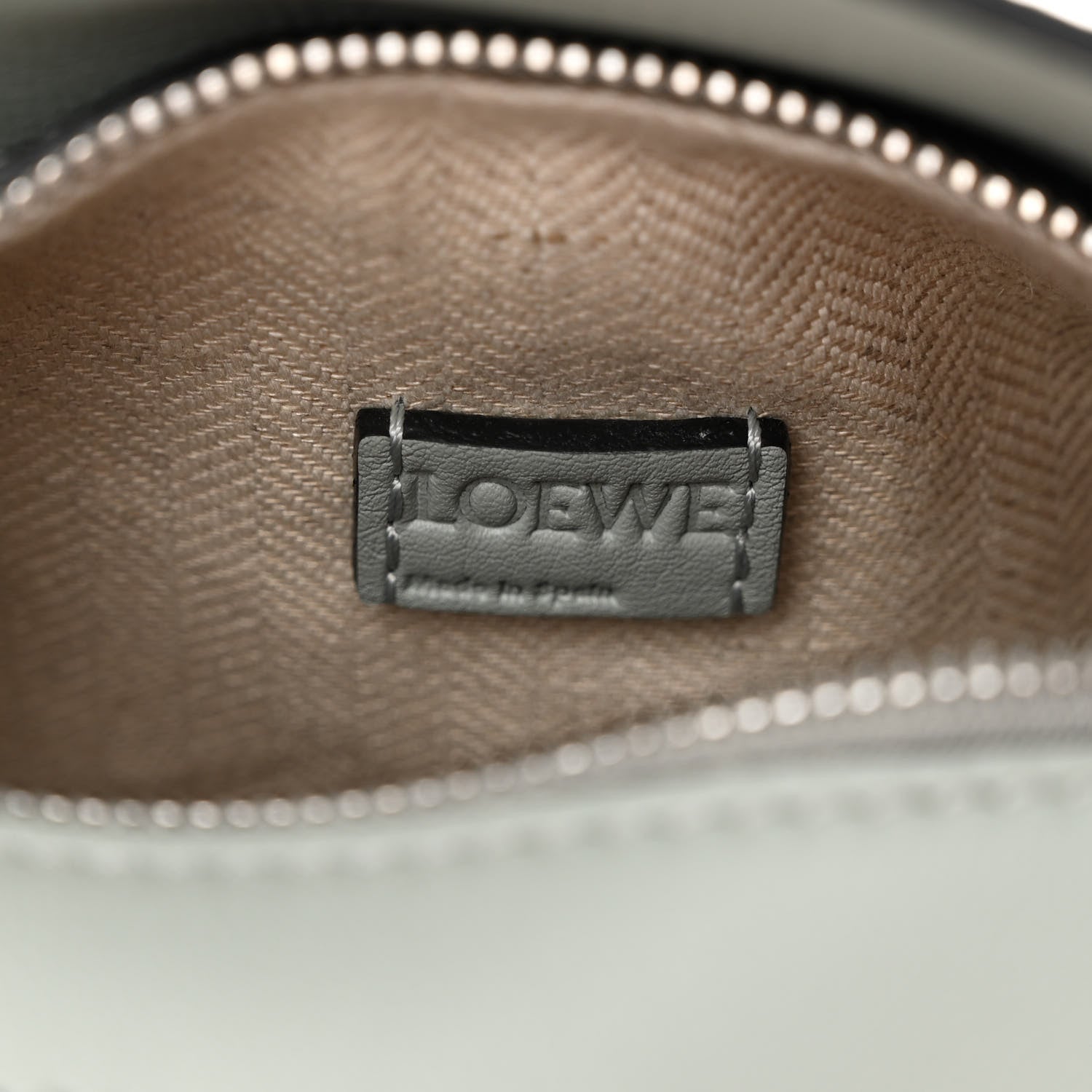 Loewe Calfskin Mini Puzzle Bag Ash Grey Light Celadon 6 of 9