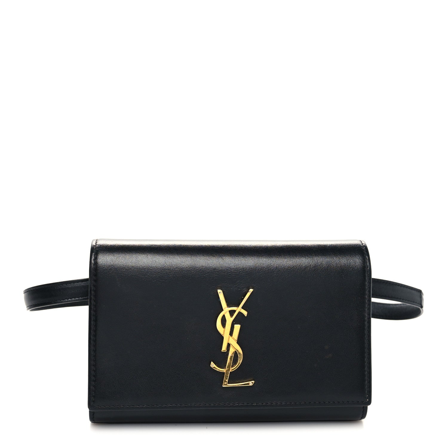 Saint Laurent Smooth Calfskin Monogram Kate Belt Bag Black 1 of 12