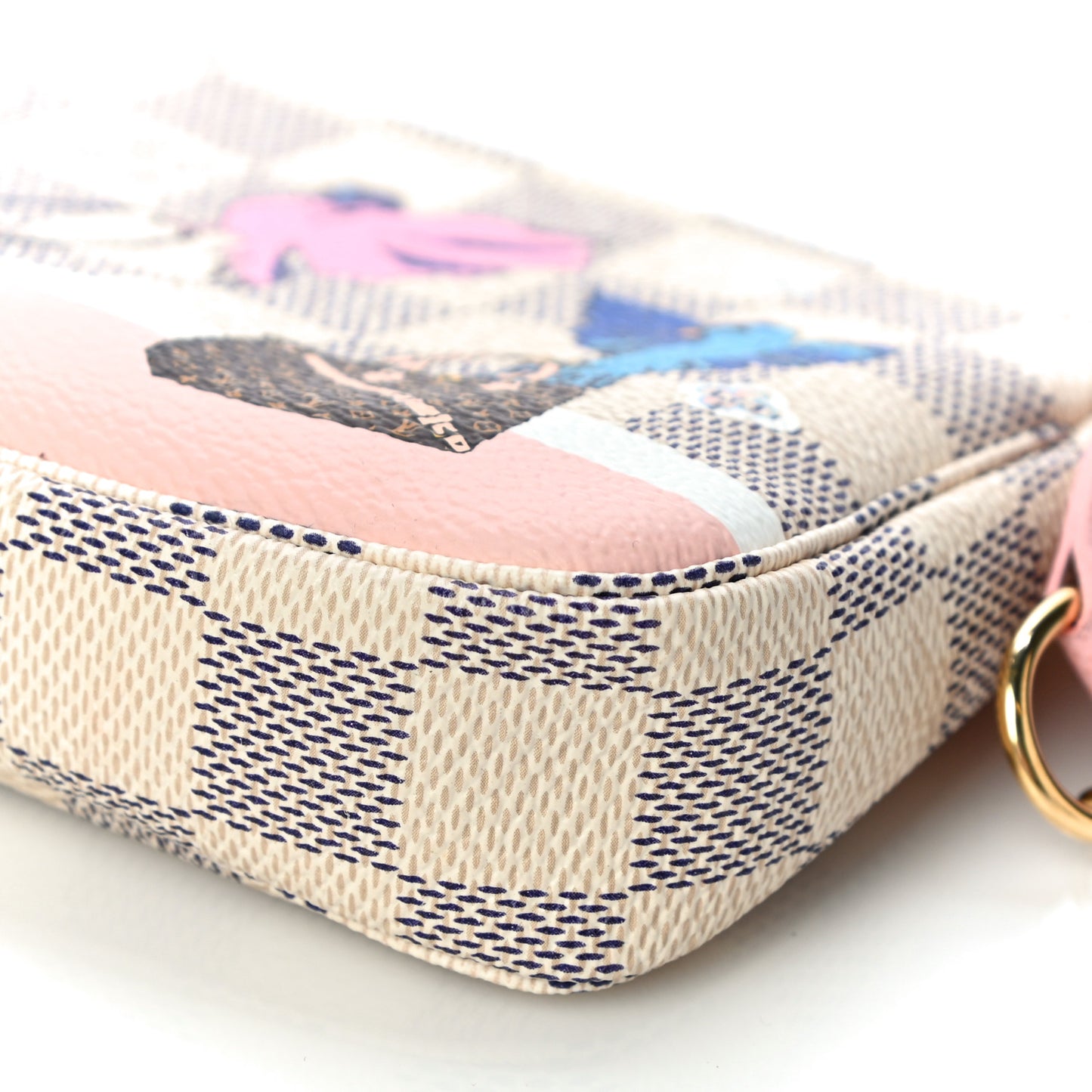 Damier Azur 2018 Christmas Animation Mini Pochette Accessories
