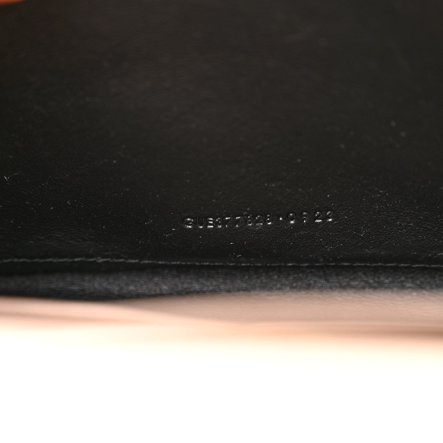 Grain De Poudre Matelasse Chevron Monogram Chain Wallet Dark Beige