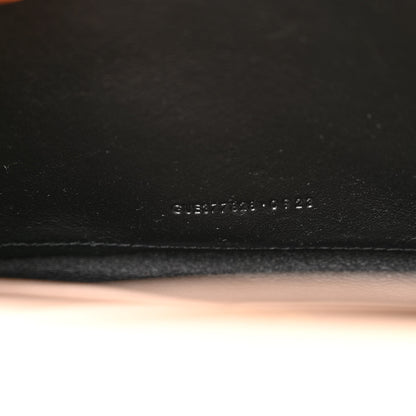 Saint Laurent Grain De Poudre Matelasse Chevron Monogram Chain Wallet Dark Beige 7 of 11