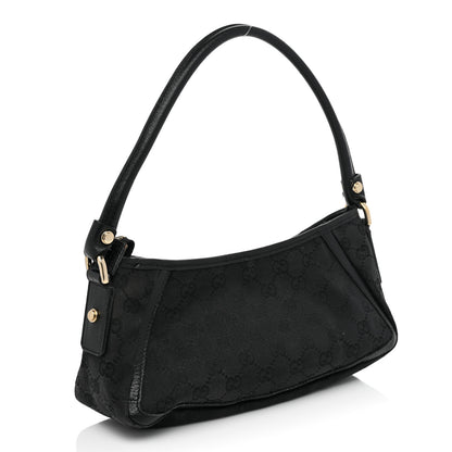 Gucci Monogram D Ring Abbey Pochette Black 3 of 16