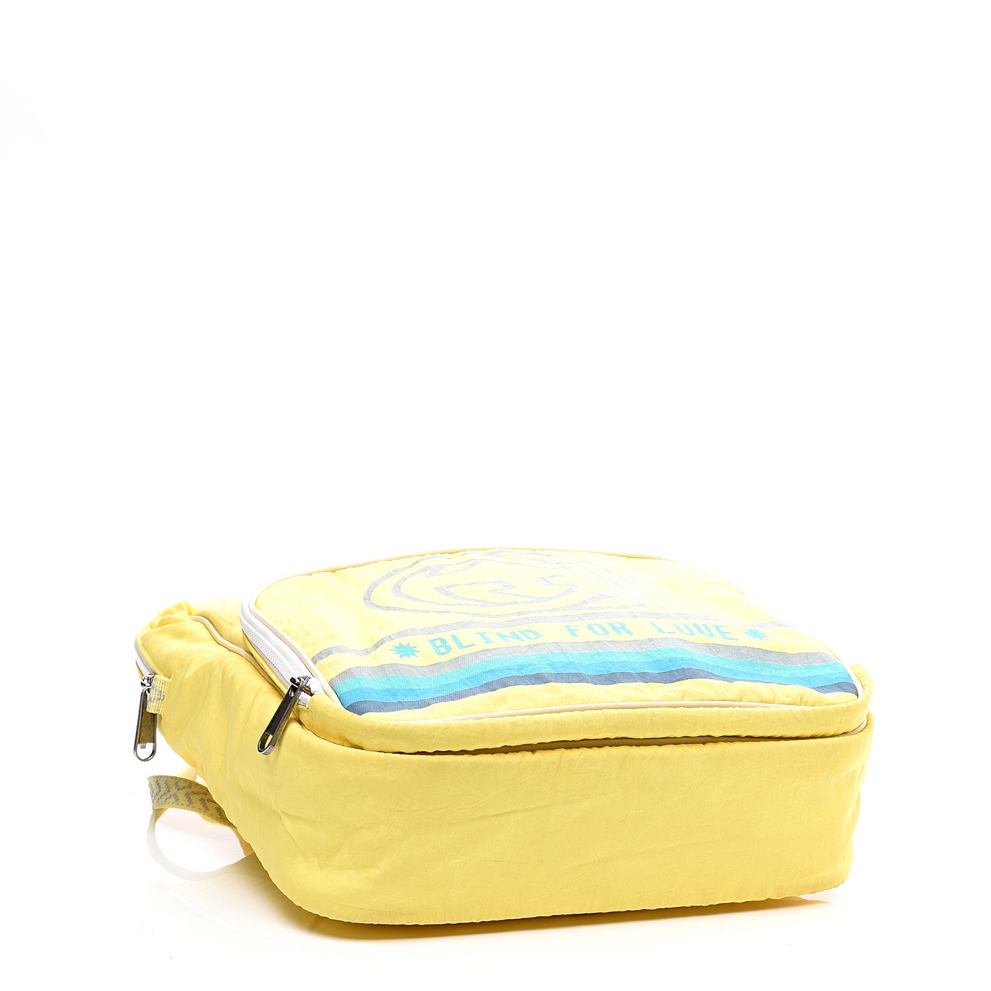 Nylon Twill Blind For Love Interlocking G Backpack Pastel Yellow Multicolor