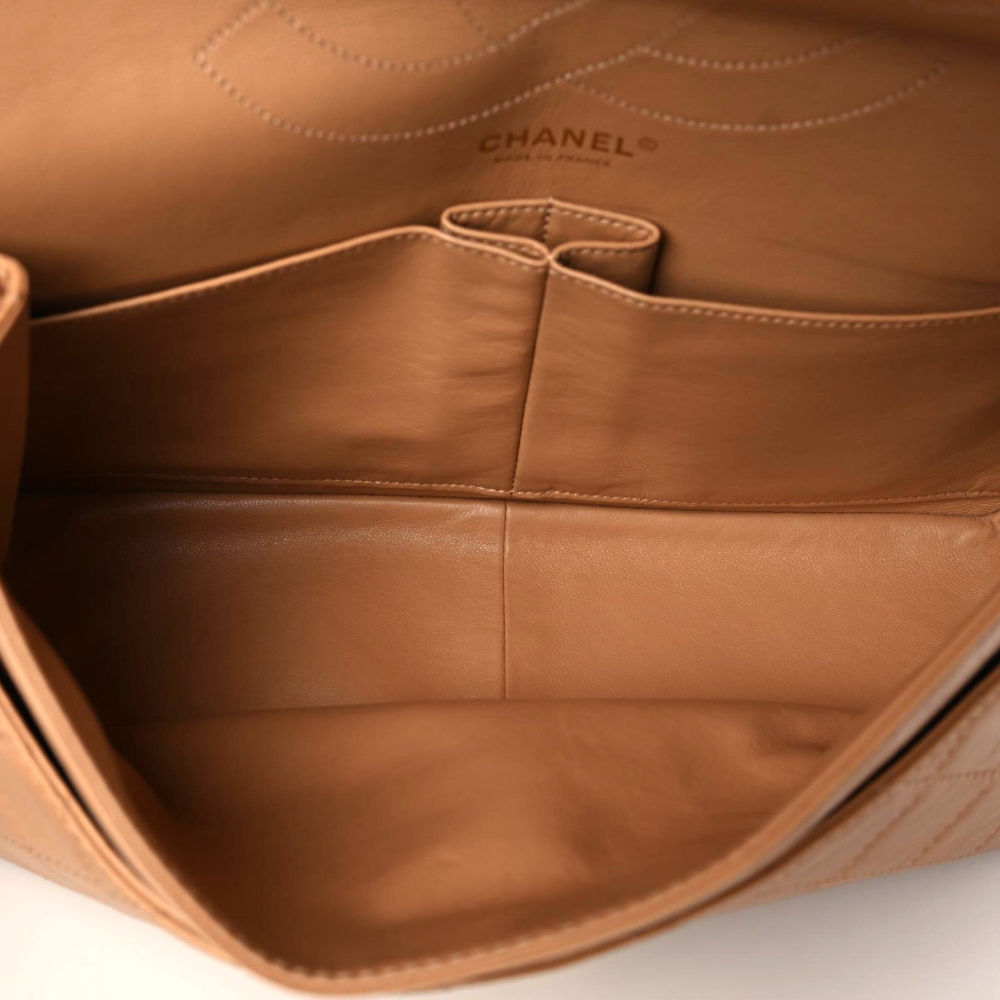 Aged Calfskin Quilted 2.55 Reissue 227 Flap Brown