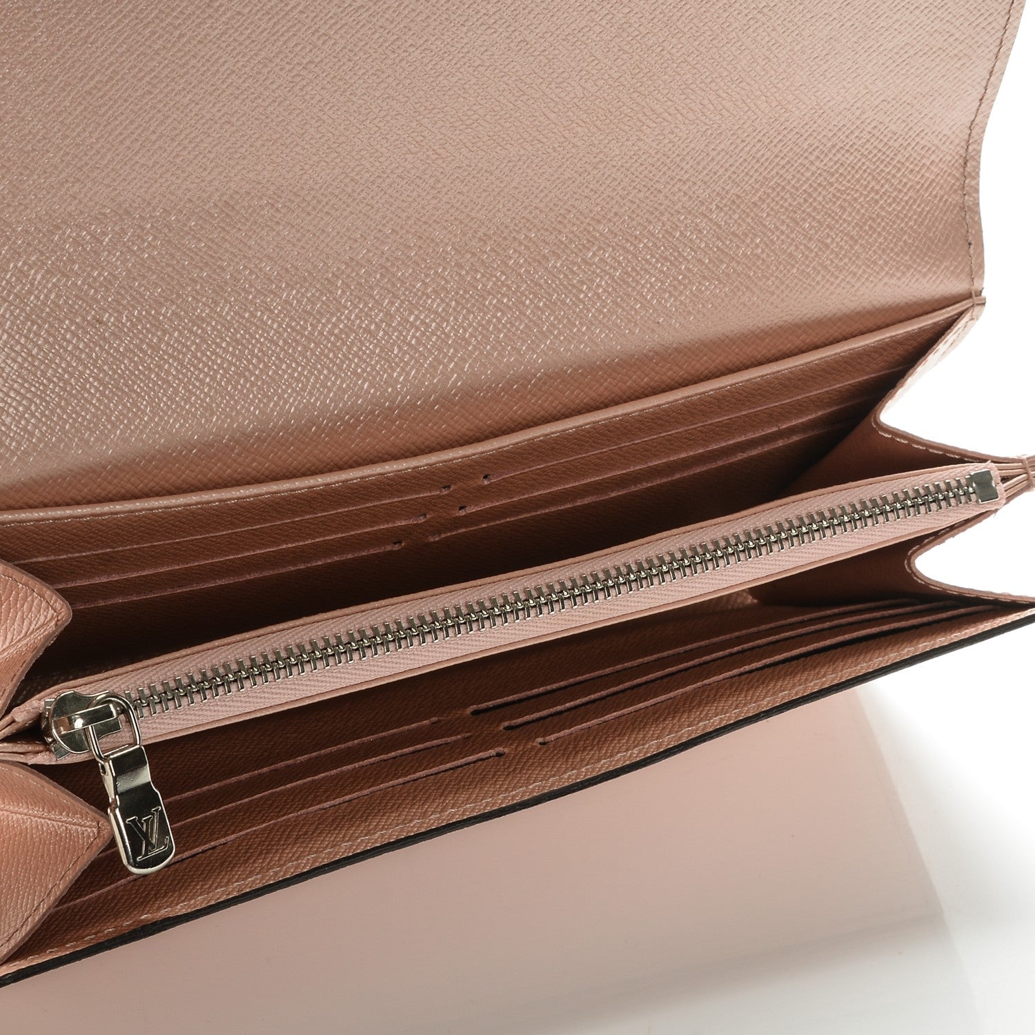 Louis Vuitton Epi Sarah Wallet NM Rose Nacre 6 of 7