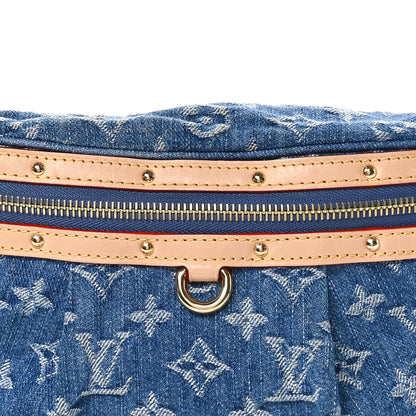 Louis Vuitton Monogram Denim High Rise Bumbag Blue 7 of 10