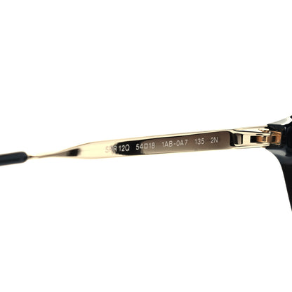 Prada Acetate Metal Cinema Sunglasses SPR 12Q Black 5 of 8