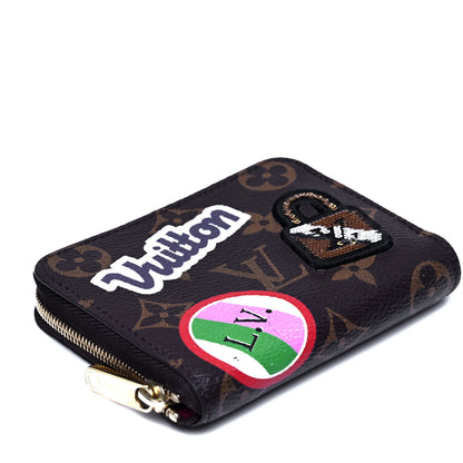 Louis Vuitton Monogram Travel Stickers Zippy Coin Purse 5 of 6
