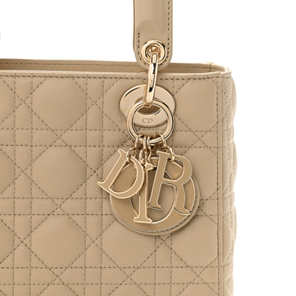 Christian Dior Calfskin Cannage Small My ABCDior Lady Dior Beige 6 of 10