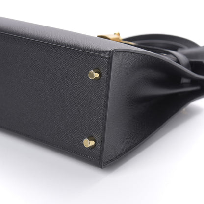 Hermes Epsom Kelly Sellier 28 Black 8 of 12