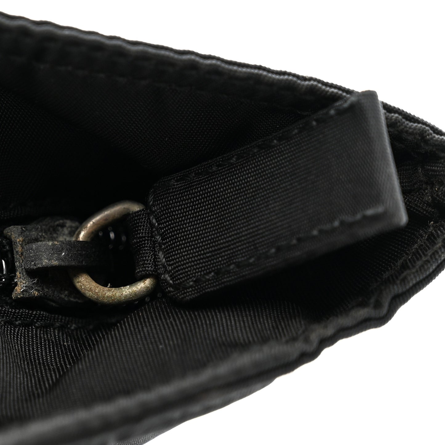 Tessuto Nylon Mini Shopping Tote Black