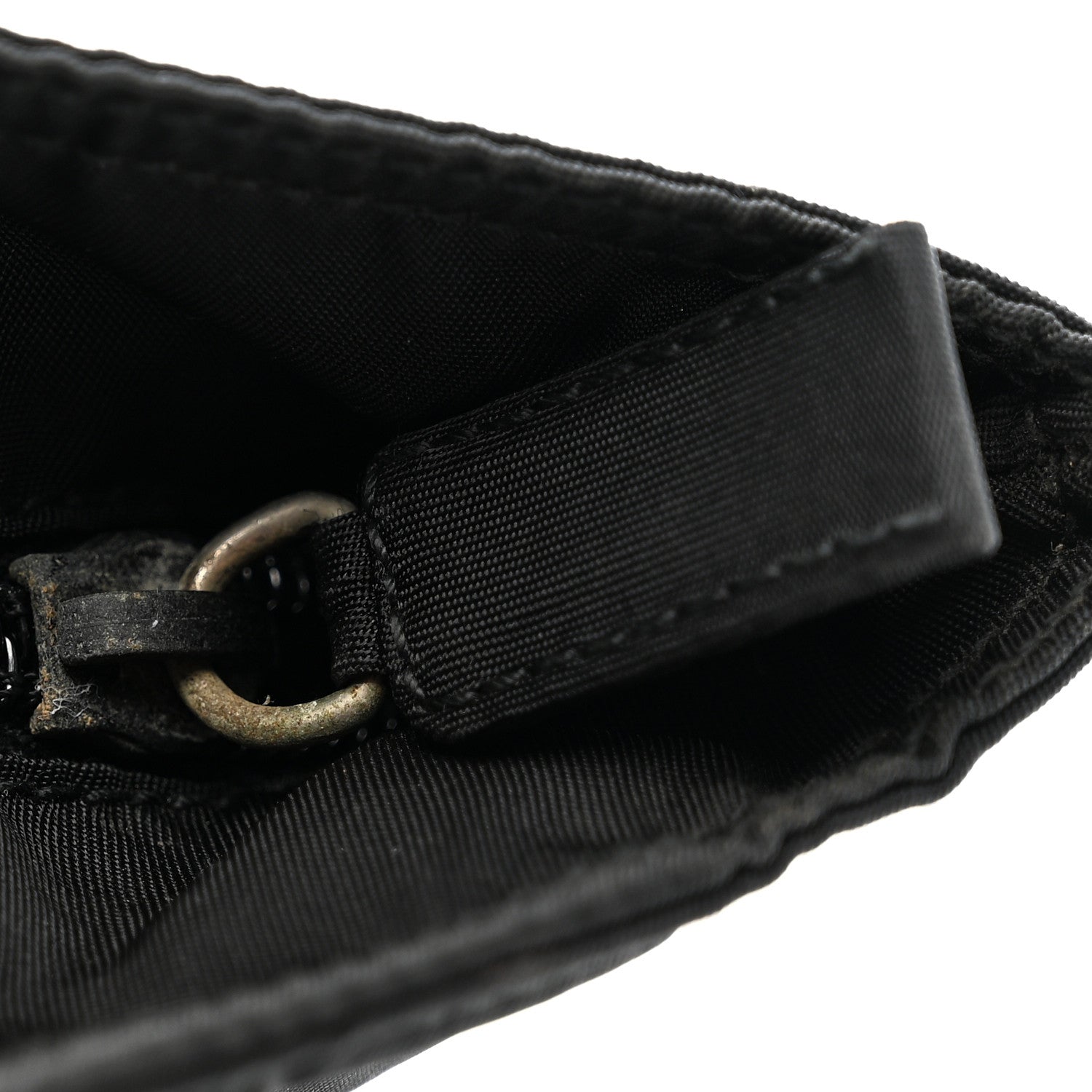 Prada Tessuto Nylon Mini Shopping Tote Black 11 of 17