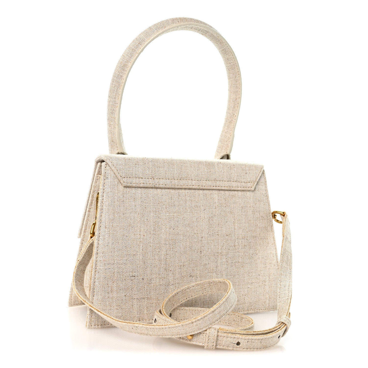 Jacquemus Linen Le Grand Chiquito  Beige 2 of 9