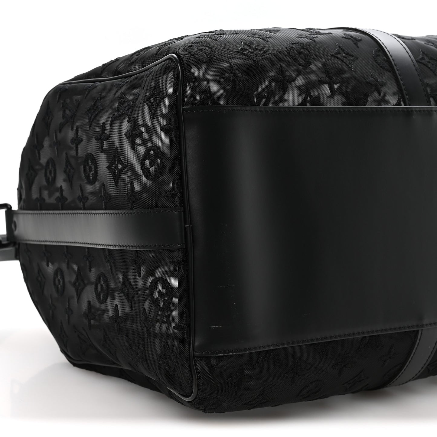 Monogram See Through Keepall Bandouliere 50 Black