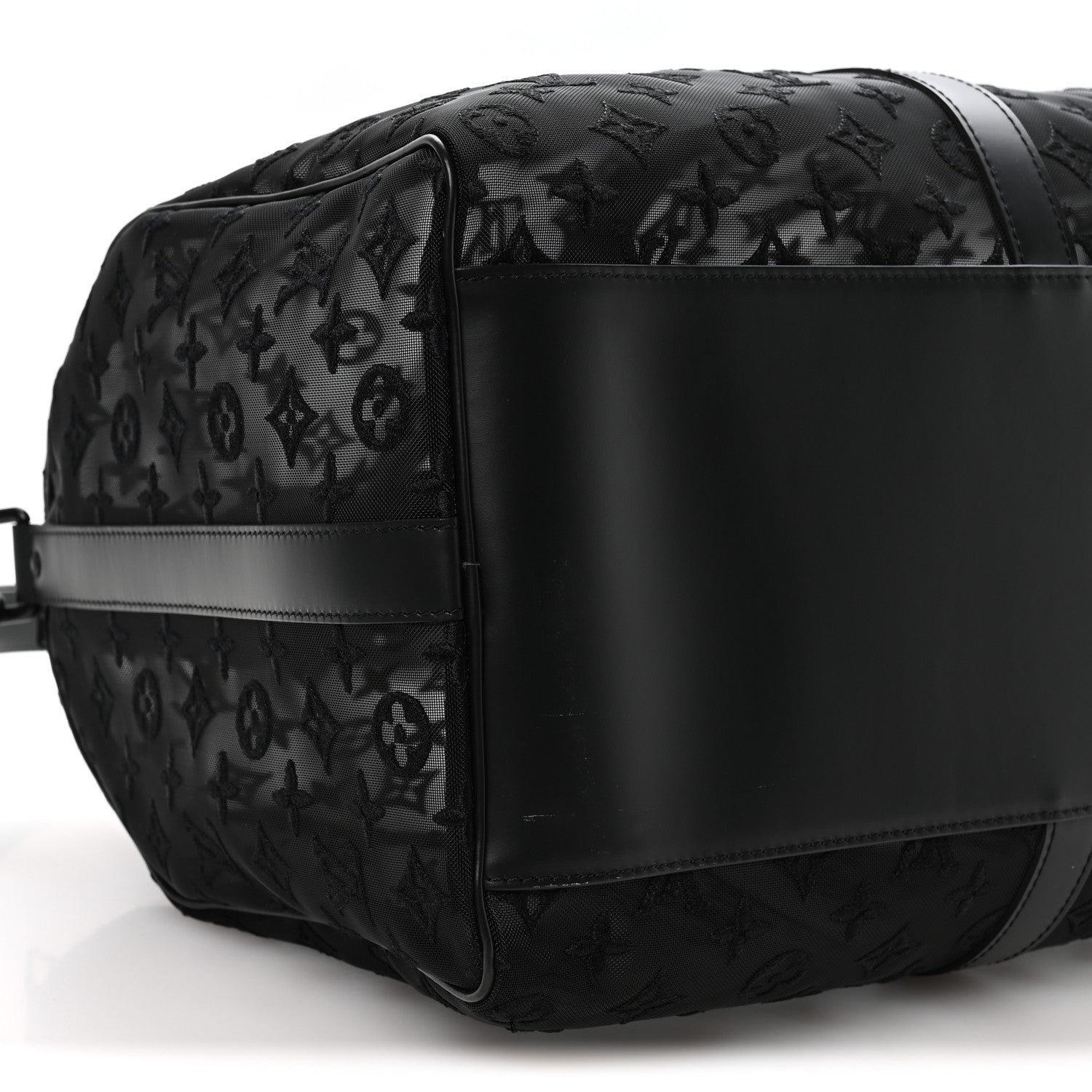 Louis Vuitton Monogram See Through Keepall Bandouliere 50 Black 7 of 8