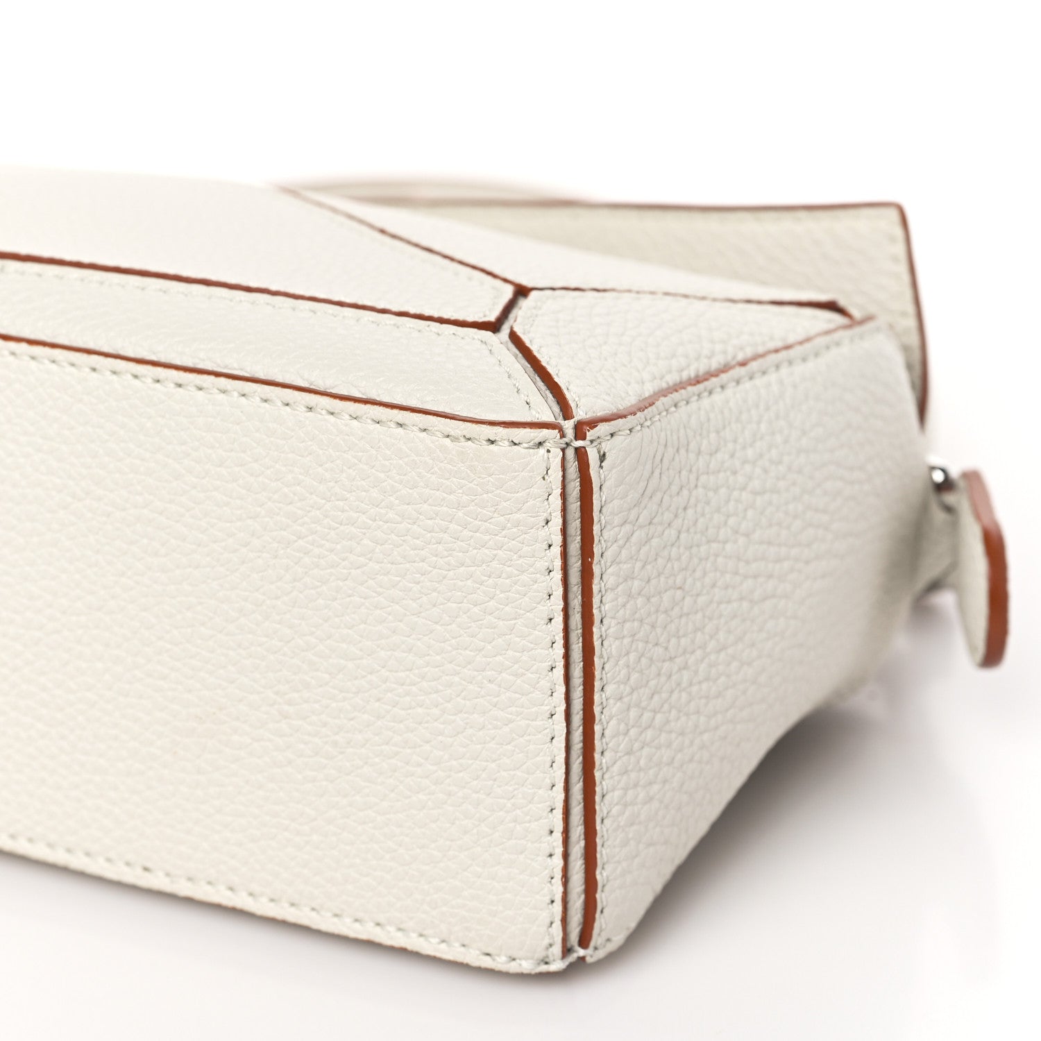 Loewe Calfskin Mini Puzzle Bag Soft White 8 of 8