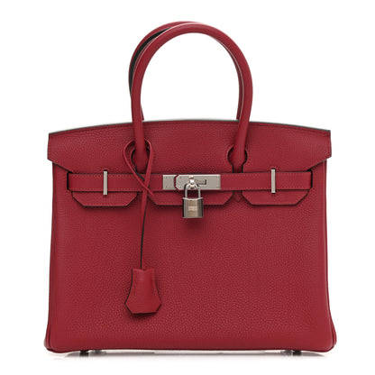 Hermes Togo Birkin 30 Rouge Grenat 1 of 10