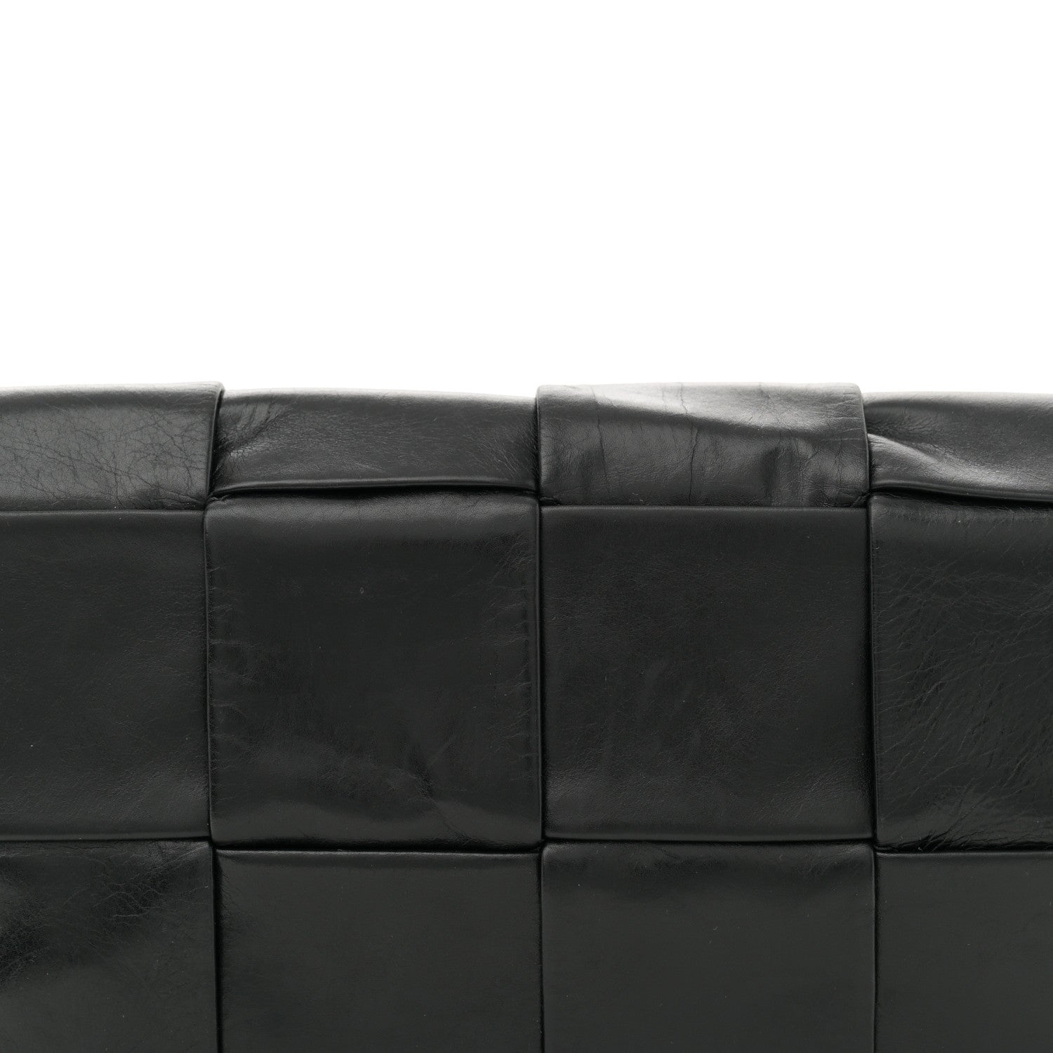 Bottega Veneta Paper Calfskin Intreccio Cassette Belt Bag Black 8 of 11