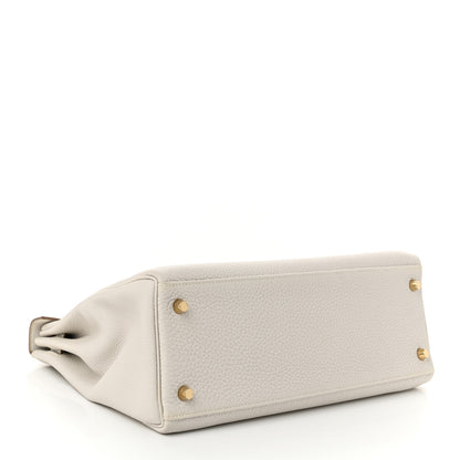 Hermes Togo Kelly Retourne 32 Gris Pale 4 of 11