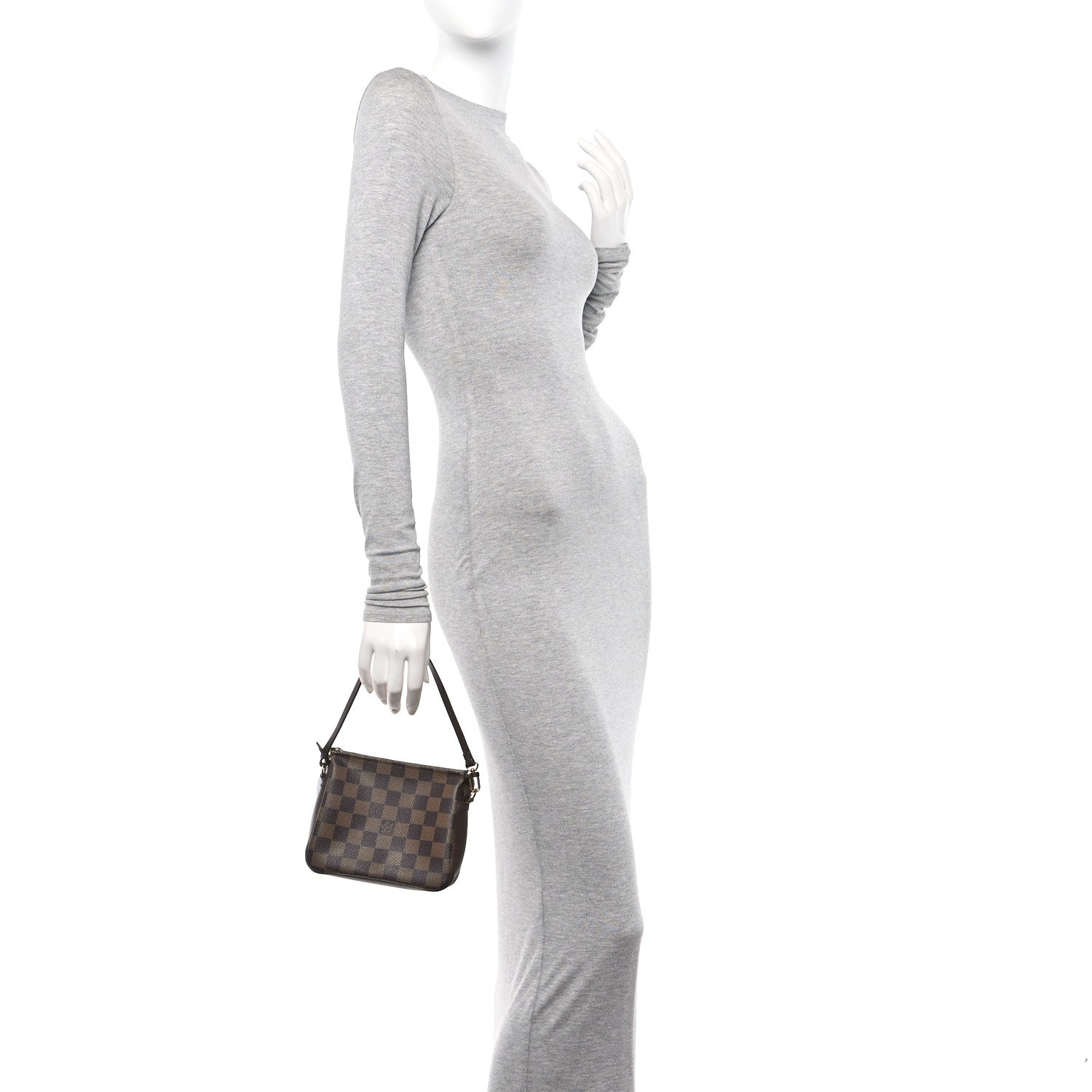 Louis Vuitton Damier Ebene Trousse Make Up Bag Pochette 2 of 10