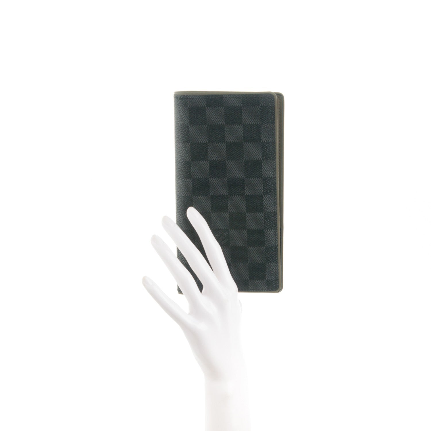 Louis Vuitton Damier Graphite Brazza Wallet Kaki 2 of 7