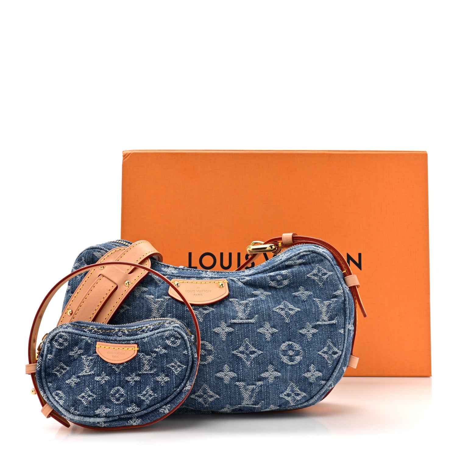 Louis Vuitton Monogram Denim Croissant MM Blue 14 of 14