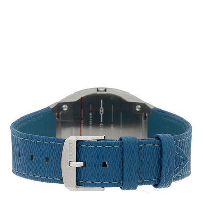 Gucci Stainless Steel Calfskin 38mm 25H Quartz Watch Blue 3 of 5