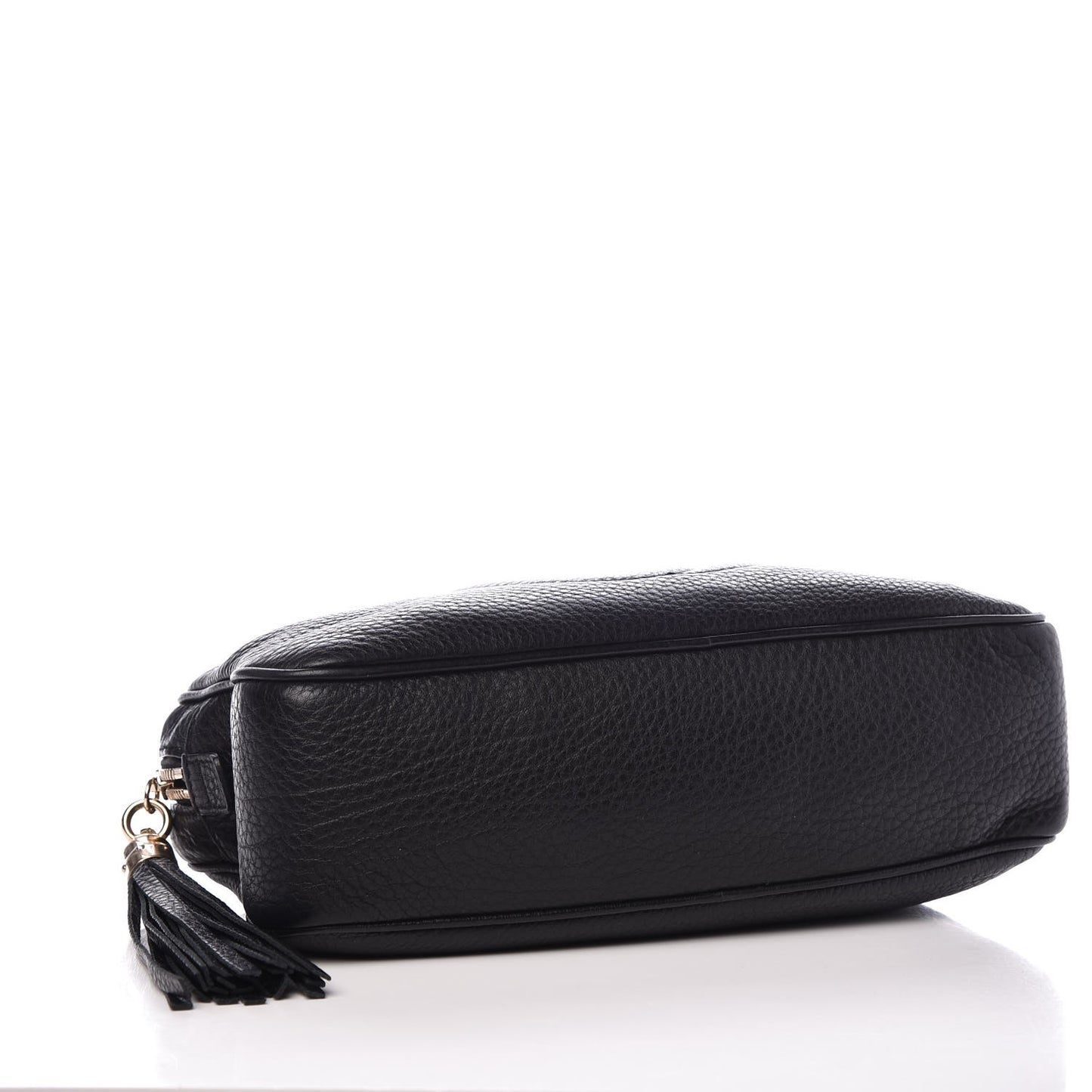 Pebbled Calfskin Small Soho Bowler Black