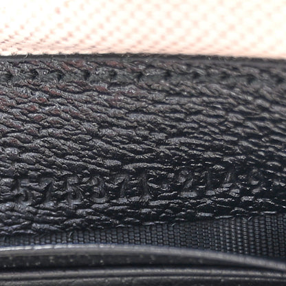 Gucci Velvet GG Monogram Textured Calfskin Web Ophidia Wristlet Blue Beige Black 7 of 10