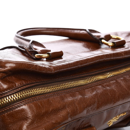 Prada Vitello Shine Boston Bag Palissandro 14 of 15