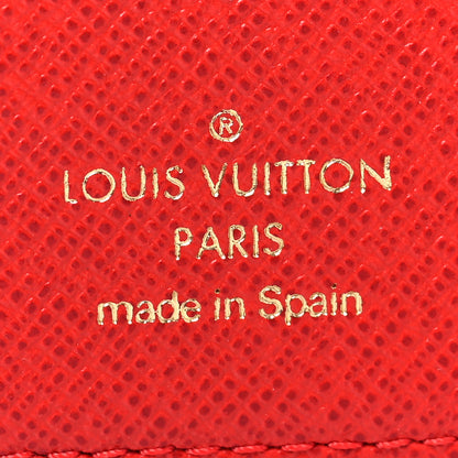 Louis Vuitton Monogram Groom Small Ring Agenda Cover Red 6 of 7