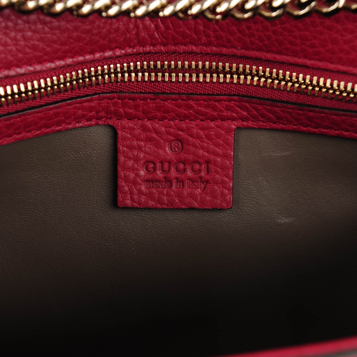 Pebbled Calfskin Medium Miss Bamboo Shoulder Bag Burgundy